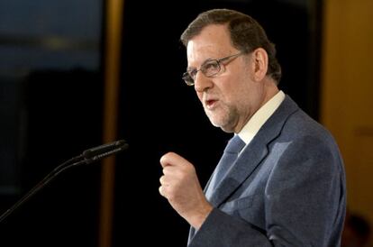 El presidente del Gobierno en funciones y del Partido Popular, Mariano Rajoy.