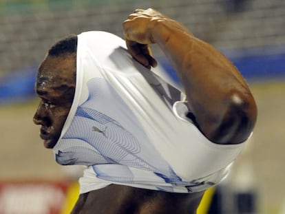 Bolt, en los trials de Jamaica en Kingston