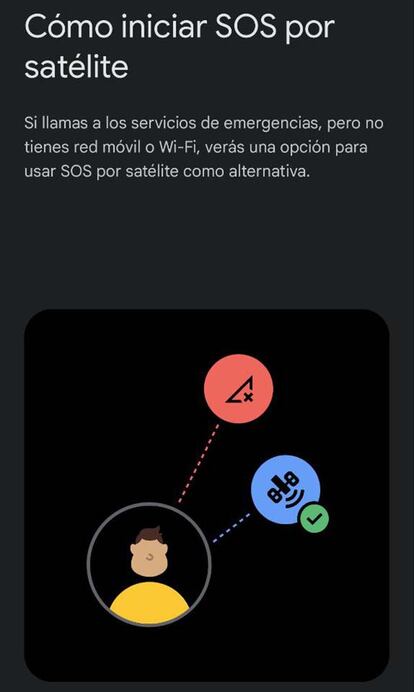 Uso de la conectividad por satélite con los Google Pixel
