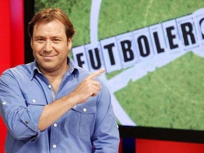 Enrique Marqu&eacute;s, presentador del espacio de Marca TV &#039;Futboleros&#039;