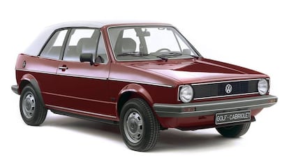 En febrero de 1979 VW lanzó el Golf convertible