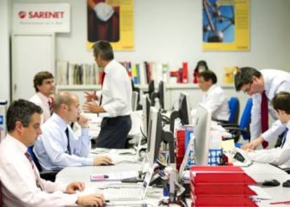 Empleados de Sarenet.