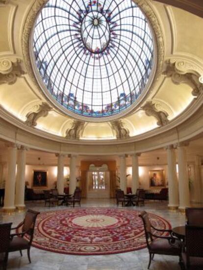 Salón del hotel Carlton, en BIlbao, inaugurado en 1927 y sede del primer Gobierno vasco durante la Guerra Civil.