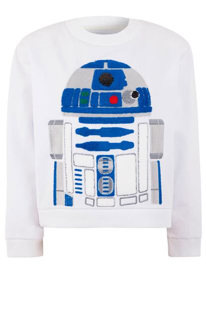 R2D2 llega desde una galaxia muy lejana para ilustrar esta sudadera de Eleven Paris (119 euros).