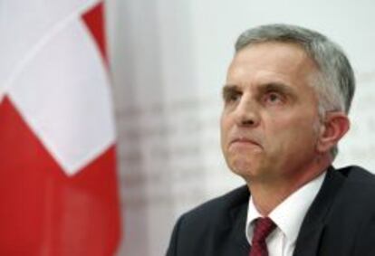 El presidente de Suiza, Didier Burkhalter