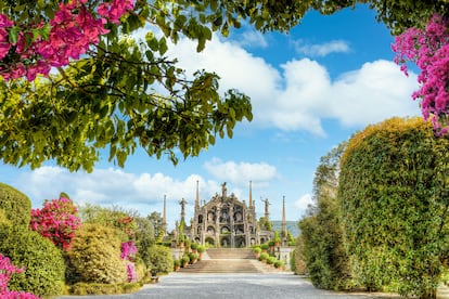 Los jardines del Palazzo Borromeo, en Isola Bella.