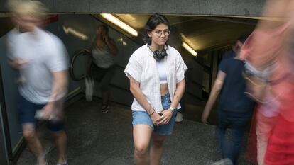 Gabriela Delgado, fotografiada en Madrid a finales de junio de 2024.