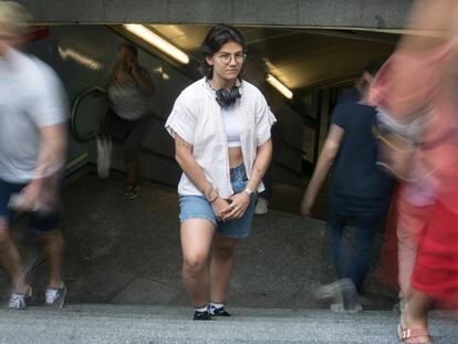 Gabriela Delgado, fotografiada en Madrid a finales de junio de 2024.