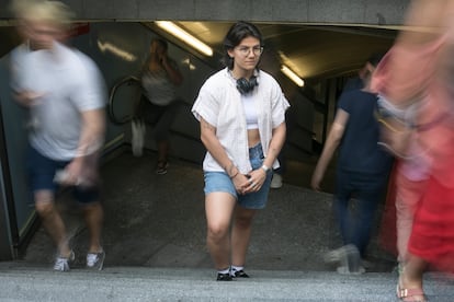 Gabriela Delgado, fotografiada en Madrid a finales de junio de 2024.