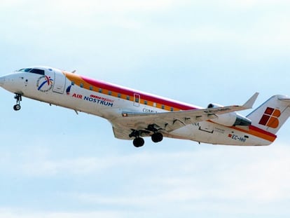 Un avión de Air Nostrum.