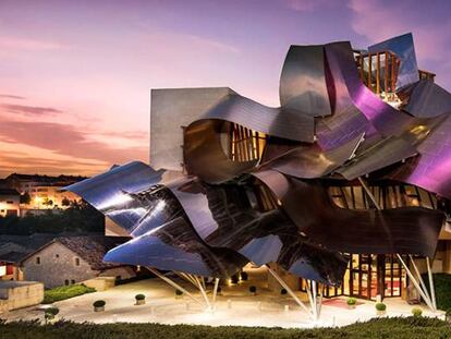 Bodega Marqués de Riscal, concebida por el arquitecto Frank Gehry.