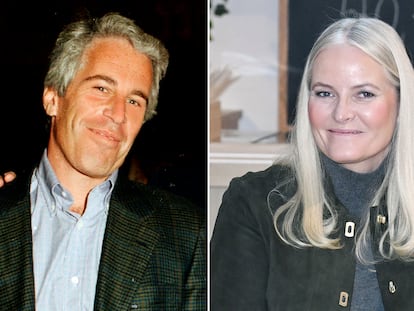 Jeffrey Epstein y Mette-Marit de Noruega