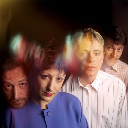 La banda New Order en 1989. Las discotecas de Benidorm fueron responsables en parte del éxito masivo de su canción más recordada, 'Blue Monday'.