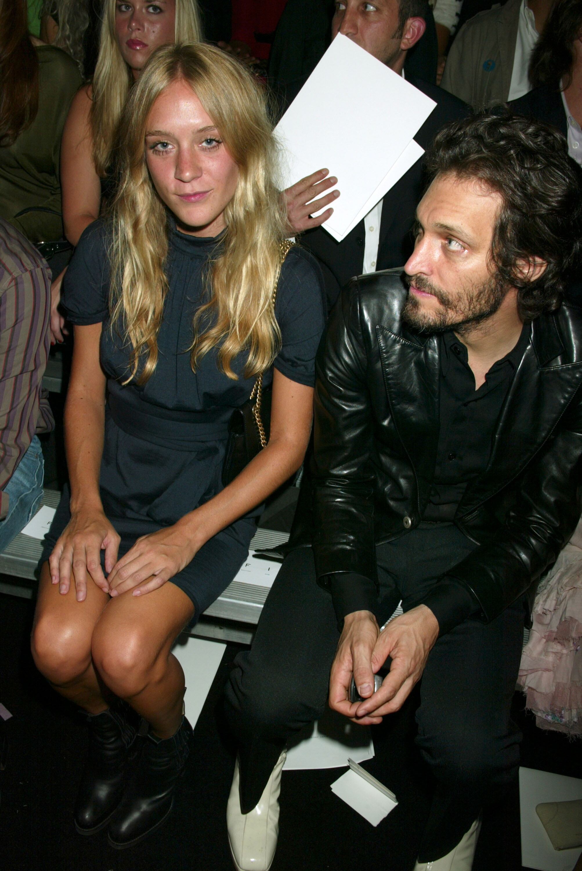 Chloë Sevigny y Vincent Gallo, en la Semana de la Moda de Nueva York de 2005.