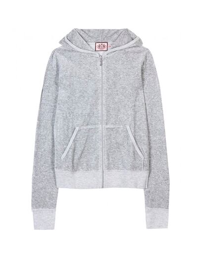 Clásica sudadera gris de Juicy Couture. (100 euros aprox.)