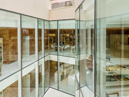 Un dels interiors de la nova biblioteca de Sant Gervasi. / marco ambrosini