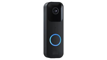 Amazon Blink Video Doorbell inalámbrico, con cámara HD, visión nocturna, audio bidireccional y Alexa.