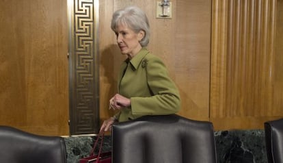 La secretaria de Sanidad de EE UU, Kathleen Sebelius.