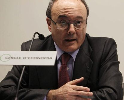 El gobernador del Banco de Espa&ntilde;a, Luis Mar&iacute;a Linde