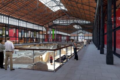 Imagen virtual de cómo será el interior del nuevo centro cultural del Born.