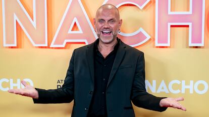 Nacho Vidal en el estreno de la serie 'Nacho', de Atresplayer Premium, en Cines Capitol, el 1 de marzo de 2023 en Madrid.