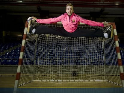 Gonzalo Pérez de Vargas, en el Palau Blaugrana.