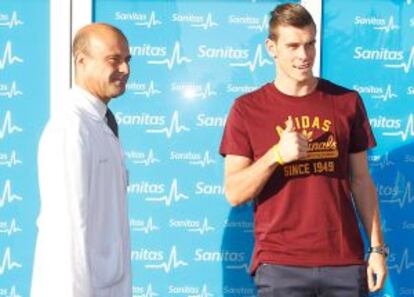 Bale, en su reconocimiento médico