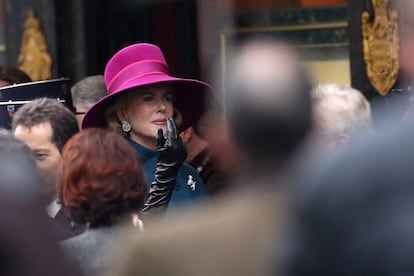 Nicole Kidman, caracterizada como Grace de Mónaco.
