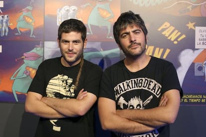 Los hermanos Jos&eacute; y David Mu&ntilde;oz, del grupo Estopa.