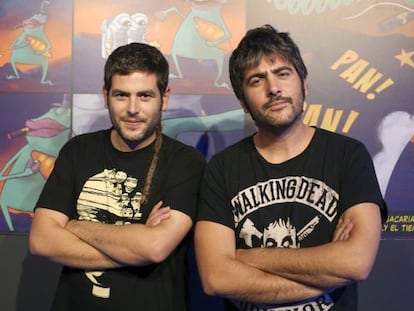 Los hermanos Jos&eacute; y David Mu&ntilde;oz, del grupo Estopa.