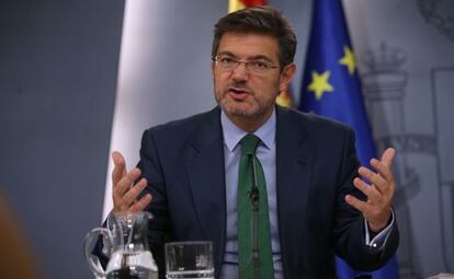 El ministro de Justicia, Rafael Catal&aacute;.