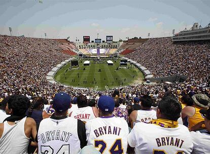 Éste es el aspecto que presenta el histórico estadio, con capacidad para 92.500 espectadores.