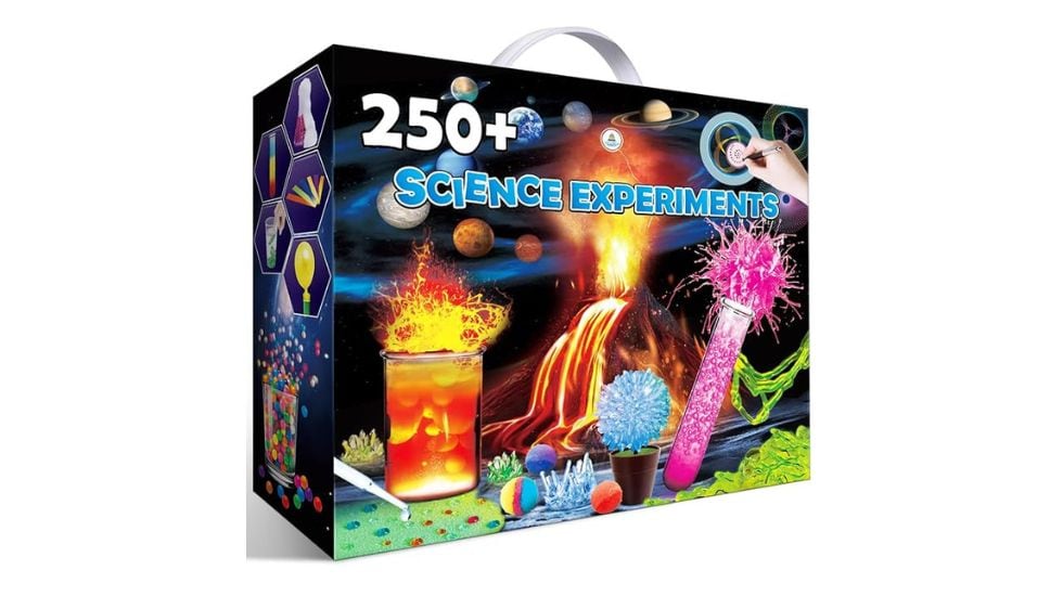 Laboratorio con 250 experimentos científicos originales para niños.