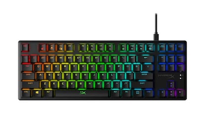 Teclado con luces ultracompacto