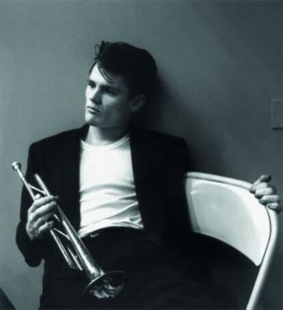 Chet Baker en 1960, en el objetivo de Bob Willoughby.