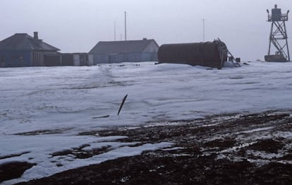 La estaci&oacute;n de la isla Troynoy (Izvesti Txik), en un foto de archivo.