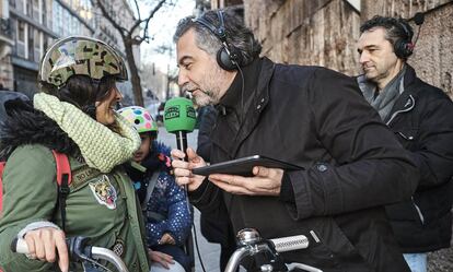 Carlos Alsina, durante el programa especial 'Día Mundial de la Radio'.