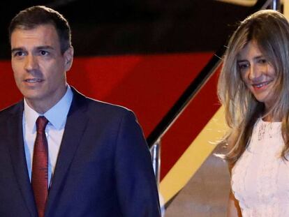 Pedro Sánchez y Begoña Gómez, en una imagen de archivo.