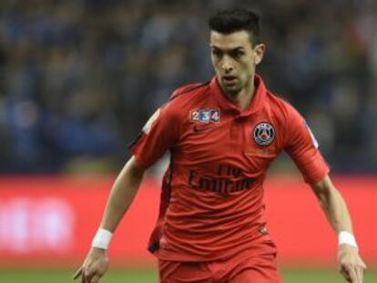 Pastore, en l'enfrontament contra el Bastia dissabte passat.