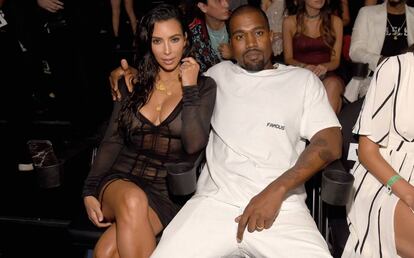 Kanye y Kim Kardashian, el pasado mes de agosto en Nueva York.