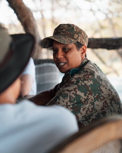 Cathy Dreyer, the head park ranger at South Africa’s Kruger National Park.