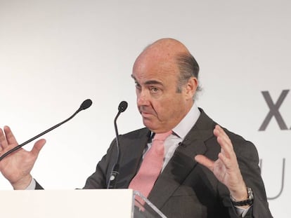 Luis de Guindos, ministro de Economía.