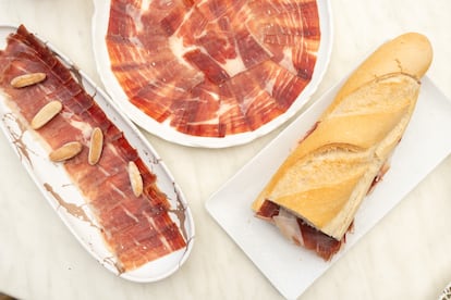 27/6/2025. Diferentes presentaciones del jamón en Casa Lola.