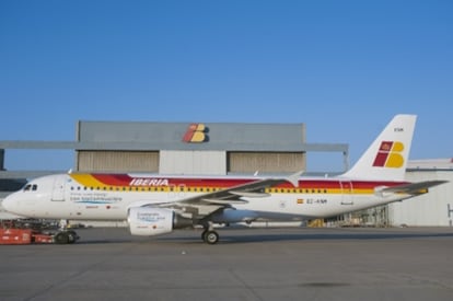 Un avión de Iberia