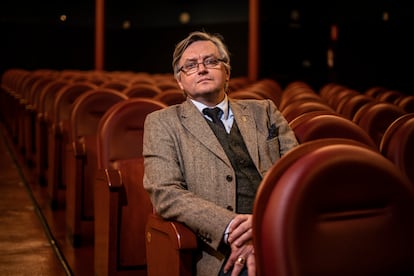 Sergei Loznitsa, director de cine ucraniano, fotografiado en La Filmoteca de Madrid esta semana.