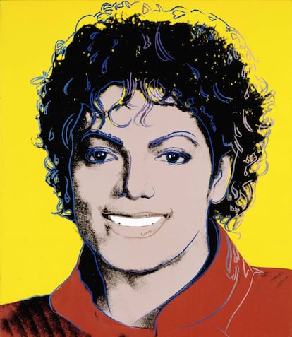 Retrato de Michael Jackson por Andy Warhol