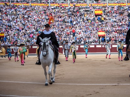 Paseíllo en la plaza de Las Ventas.