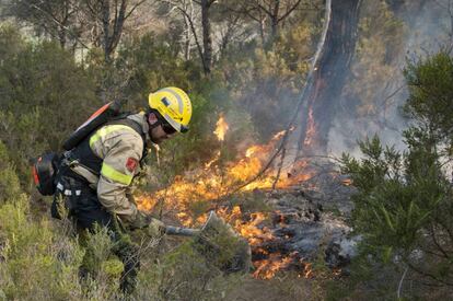 Incendi a Blanes.