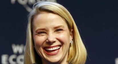 Marissa Mayer, en el Foro de Davos.