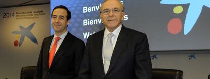 Gonzalo Gort&aacute;zar (a la izquierda) e Isidro Fain&eacute;